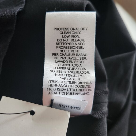 Sz6 Tibi Black Tropical Wool Blend Yasmeen Trousers - EUC - Picture 9 of 11